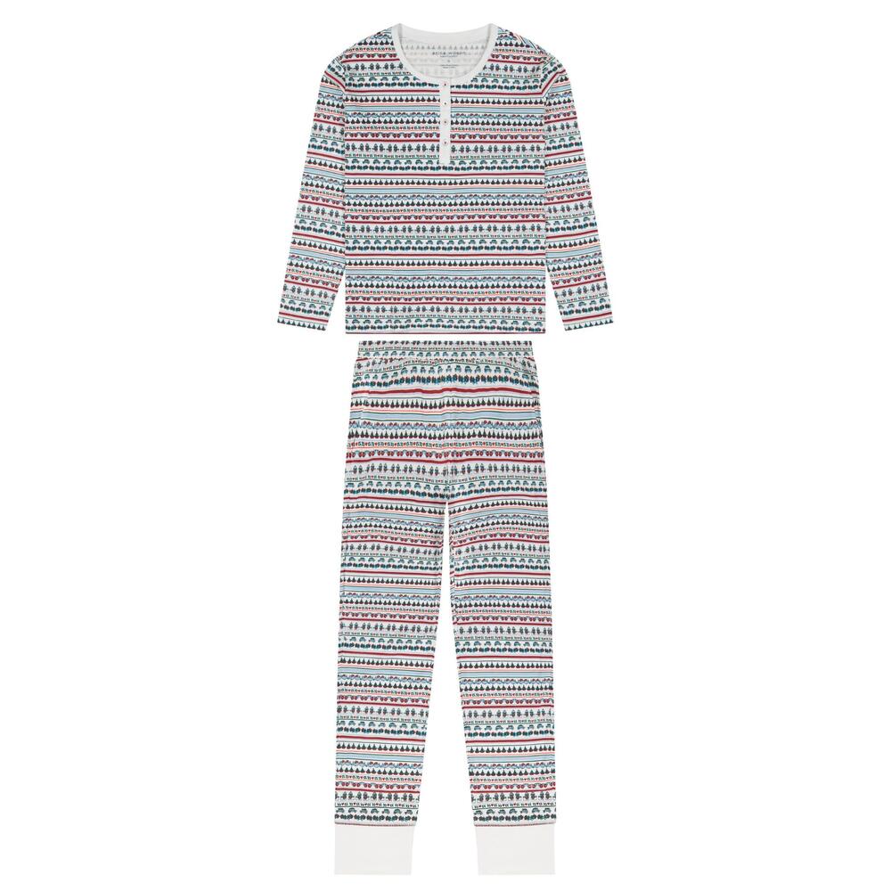 NEW ERICA WILSON women's long pajama set in stroll
